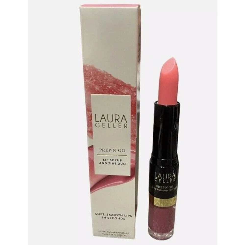 Laura Geller Lipsitck Duo Lip Color‎ Scrub Tint Shade First Place Berry Tint NEW